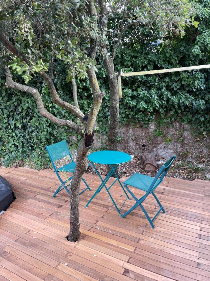 Studio Independant - Terrasse Et Piscine En Ete Restinclieres Exterior foto